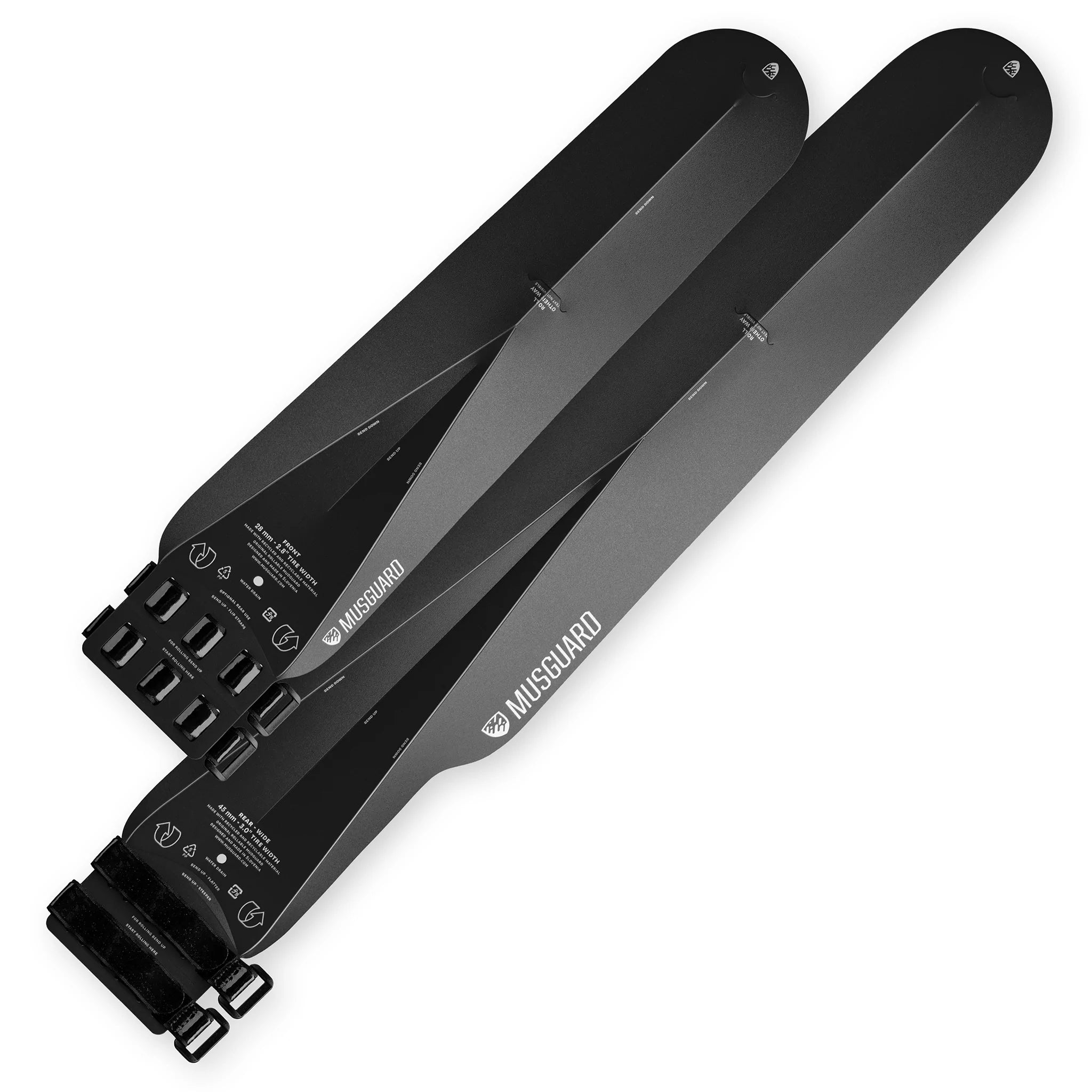 Musguard OMNI Wide Rollable Mudguard (front + rear)