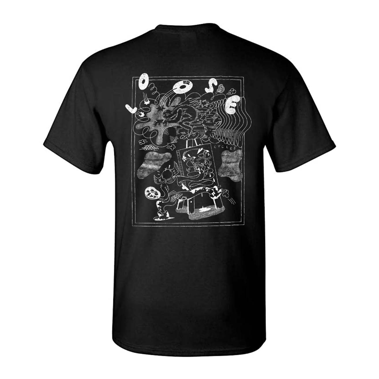 Loose Cycles - Action Painting T-Shirt