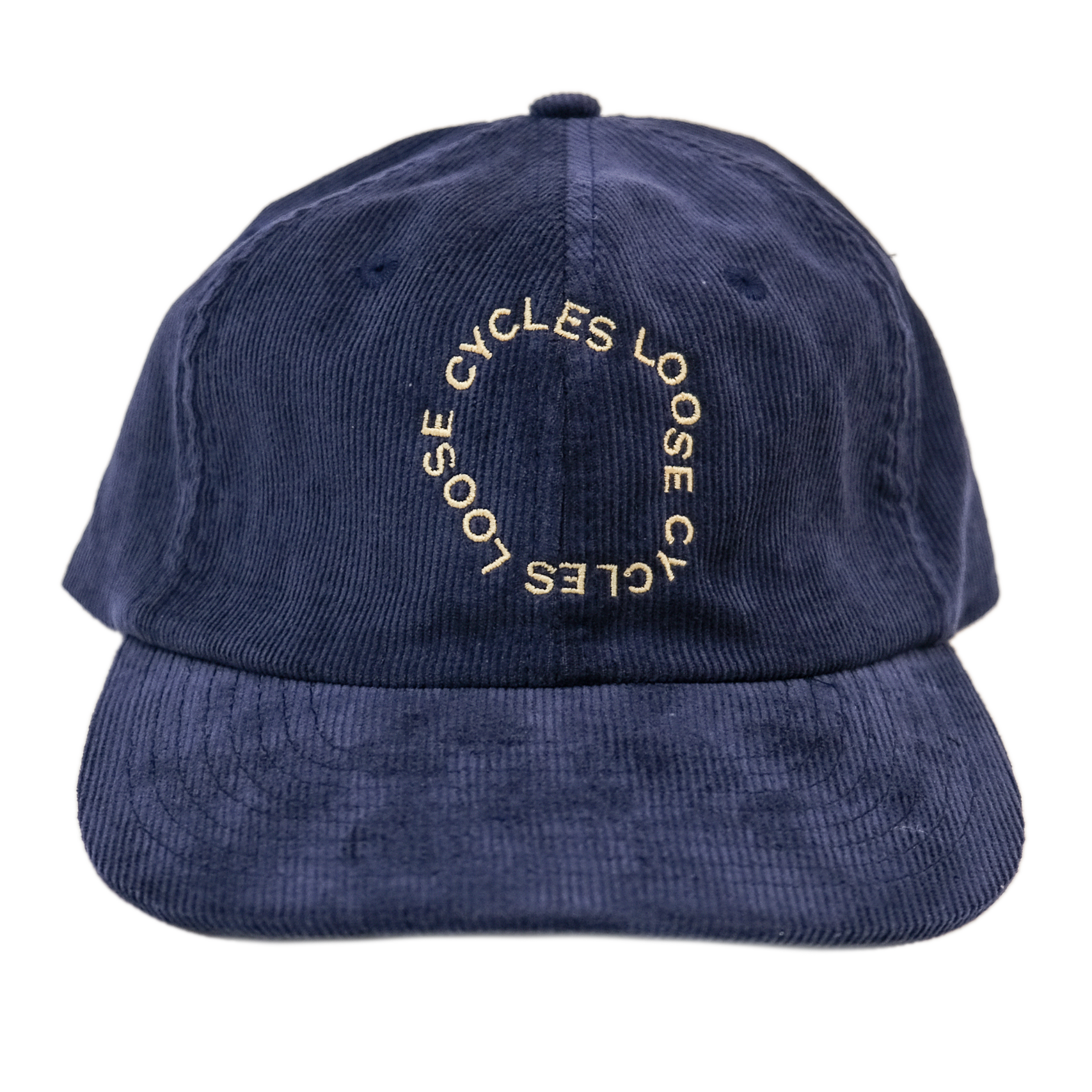 Loose Cycles - Cord 6 panel hat 