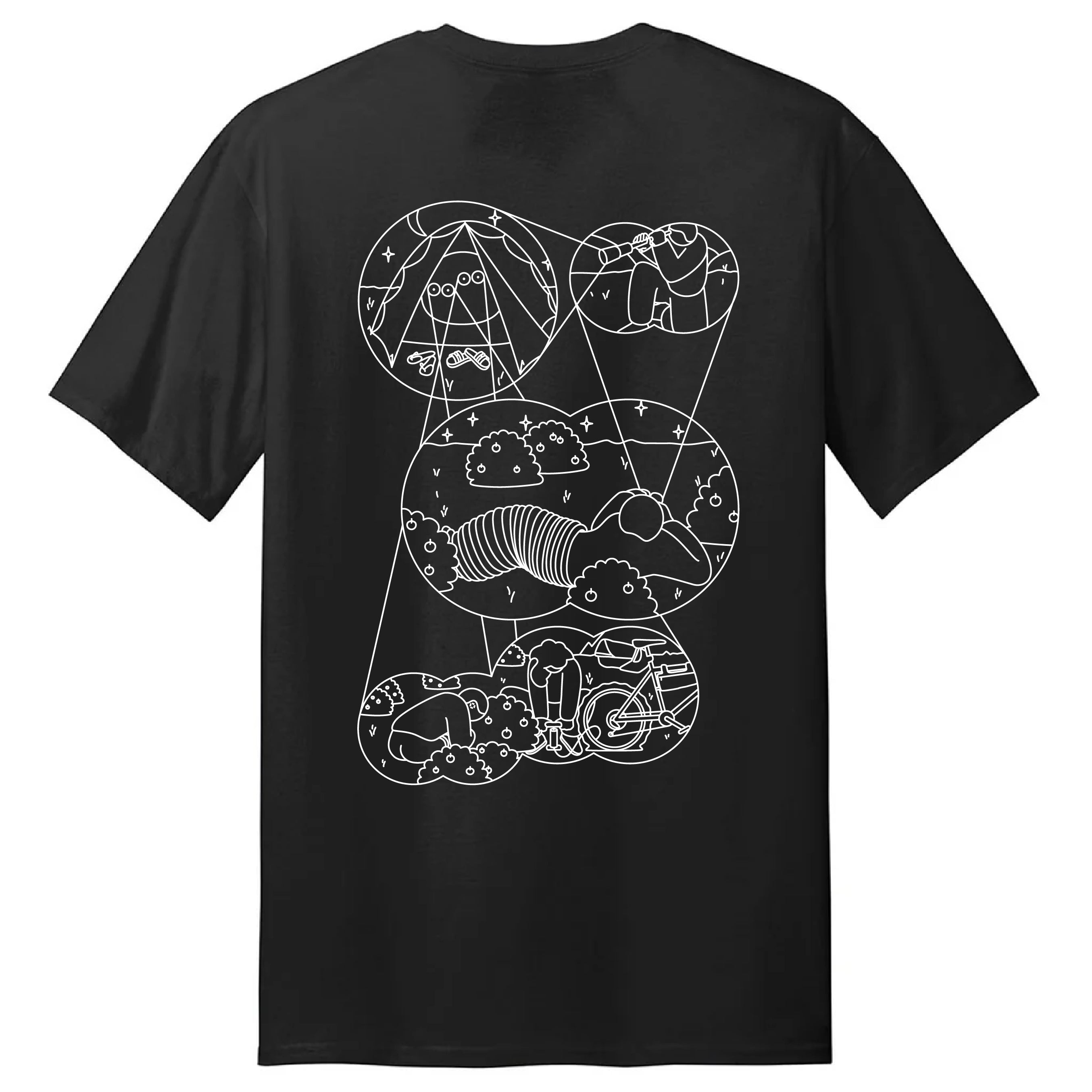 Loose in the Woods short-sleeved t-shirt