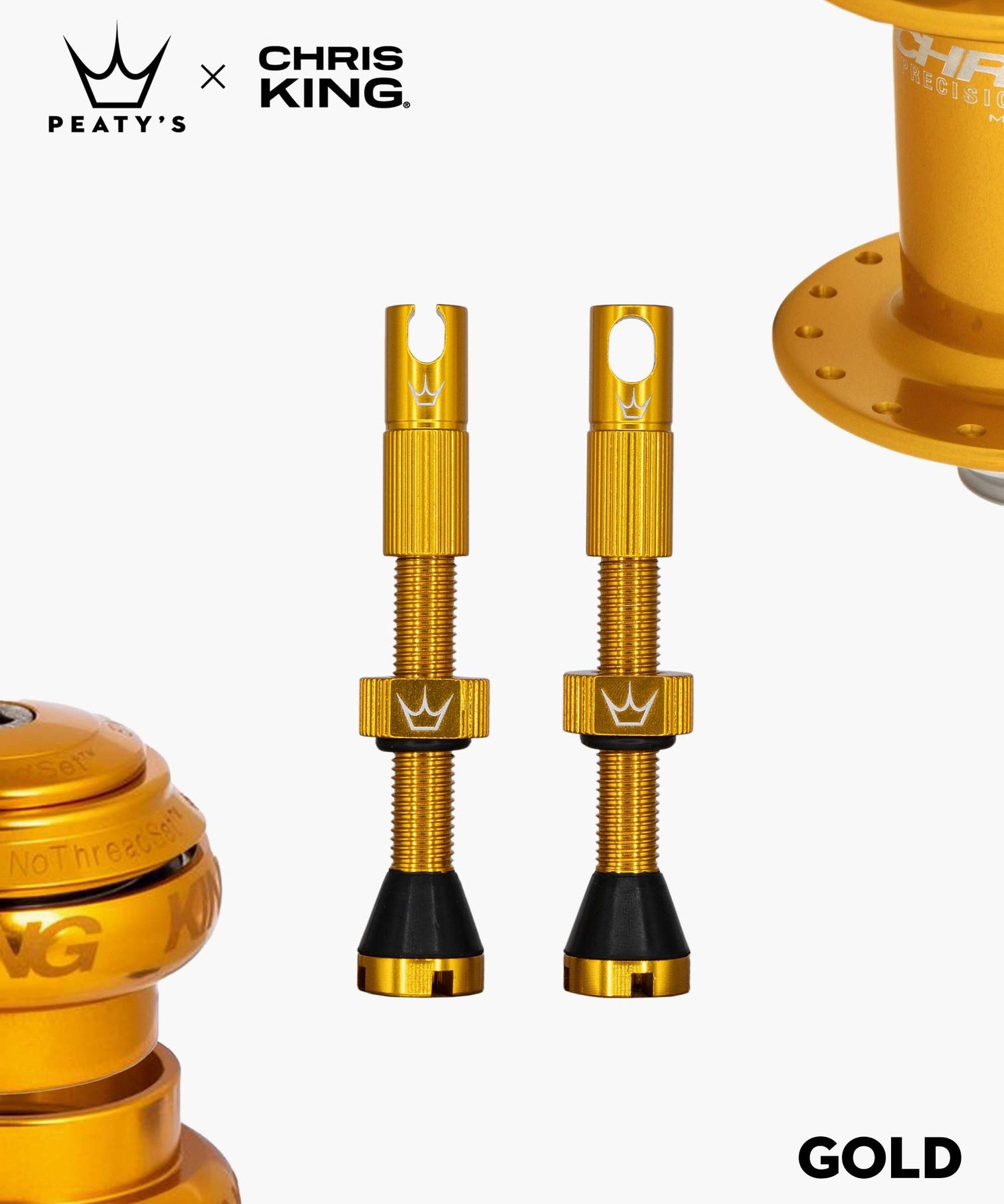 Peaty's x Chris King MK2 Tubeless Valves