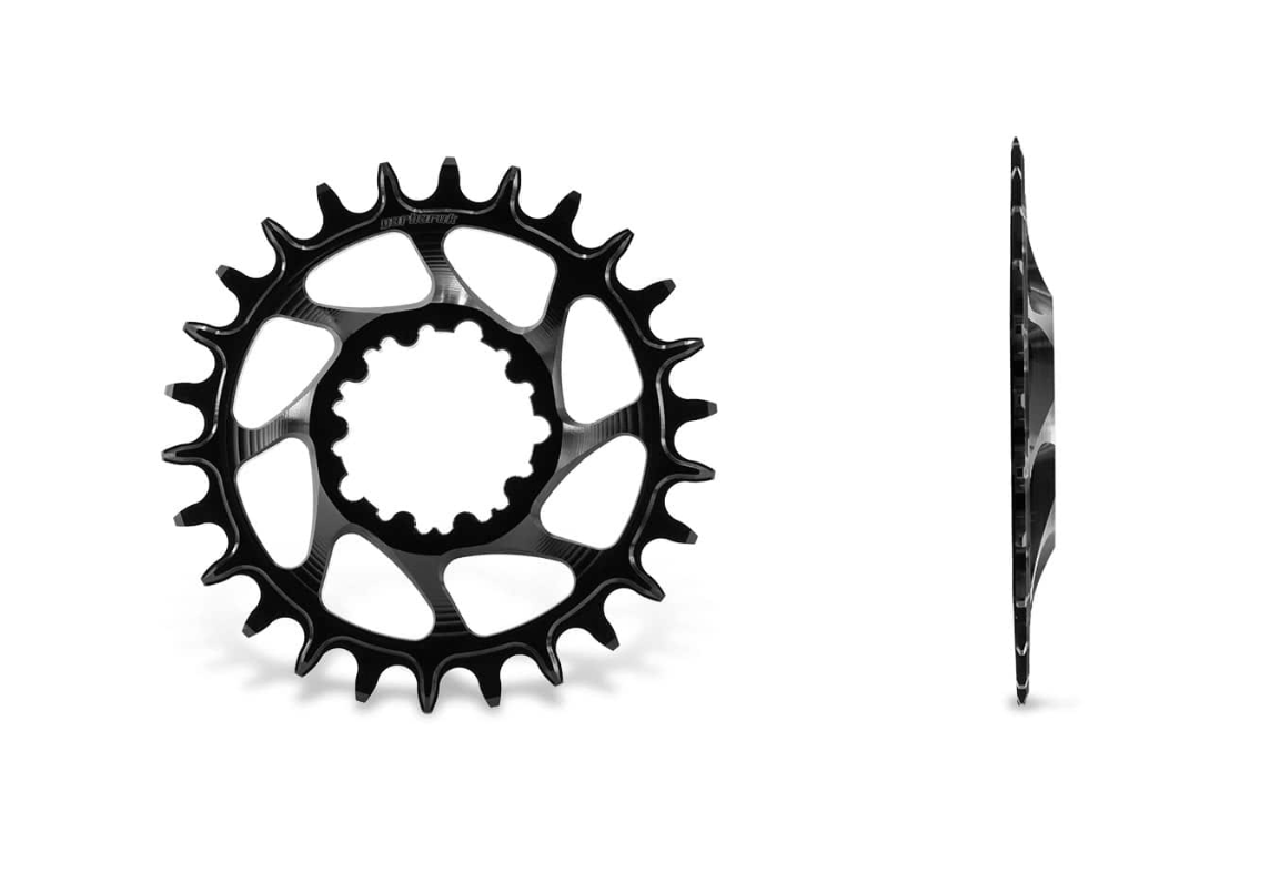 Garbaruk GXP/DUB MTB Round Chainring (BOOST) - Black