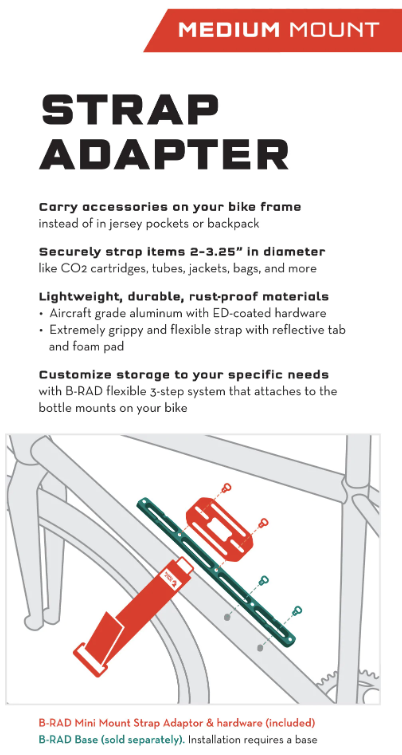 Wolf Tooth B-RAD Straps and Accessory Mount